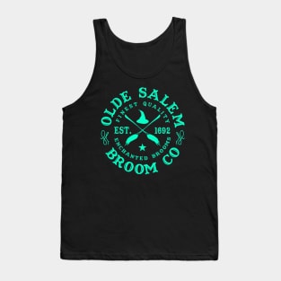 Wiccan Occult Witchcraft Salem Broom Company Tank Top